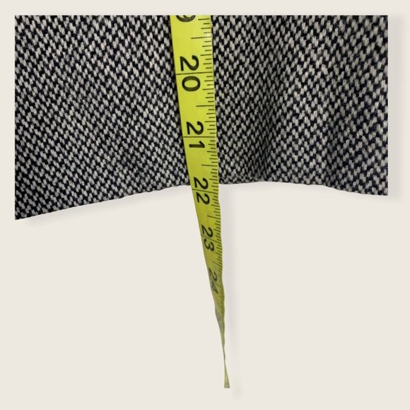 Vintage 90s Valentino Miss V Grey Lana Wool Skirt Size 6 - Picture 6 of 12